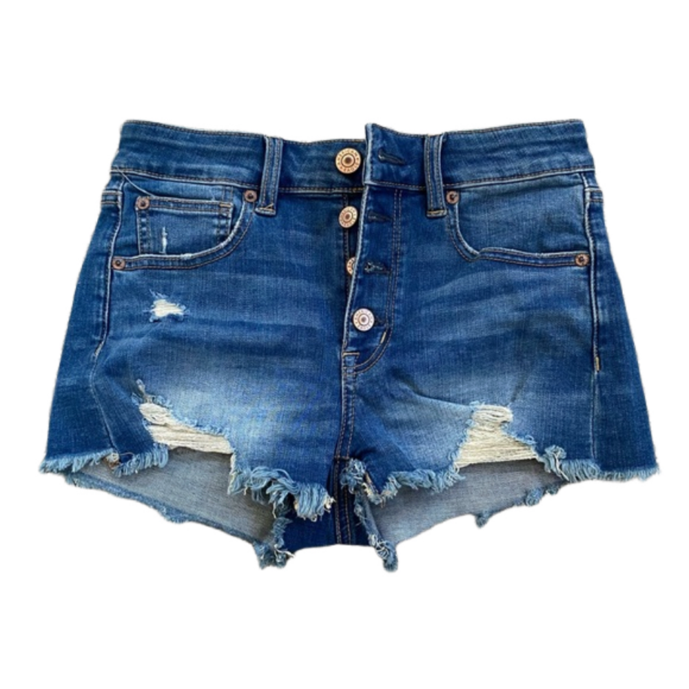 American Eagle Hi-Rise Shortie Shorts